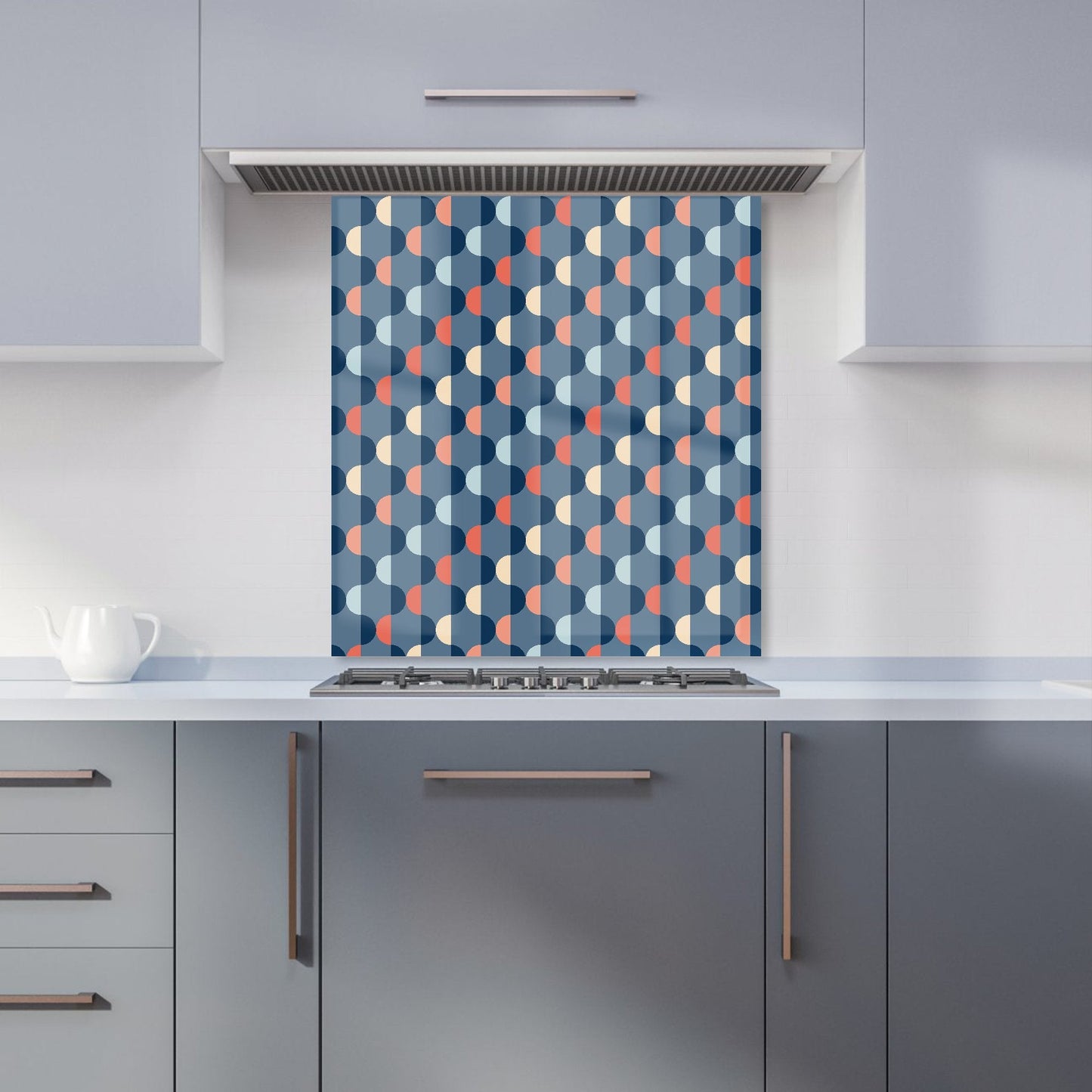 Geometric Pattern Kitchen Splashback