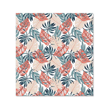 Tropical Leaf Pattern Kitchen Splashback