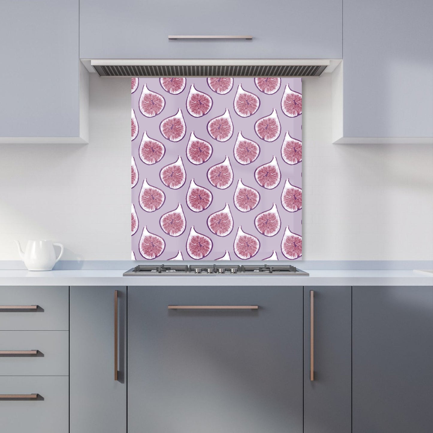 Modern Fig Pattern Kitchen Splashback