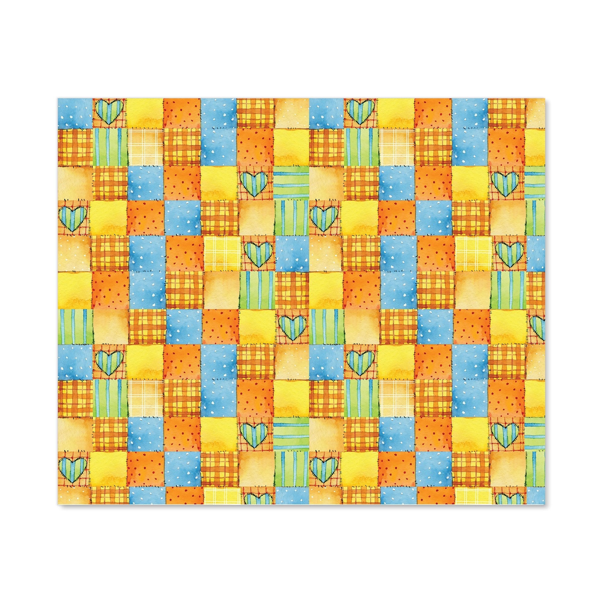 Baby Watercolour Blanket Pattern Kitchen Splashback