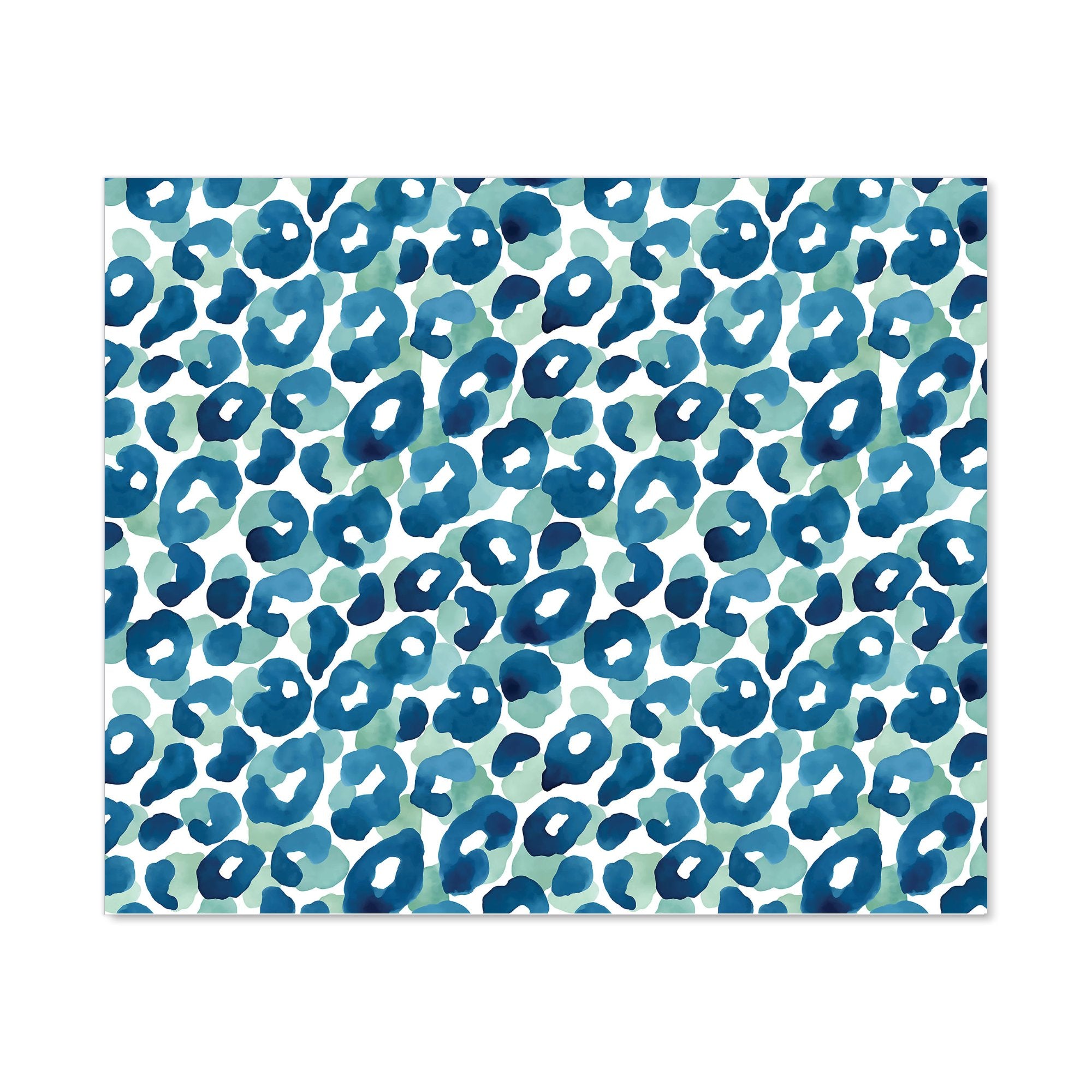 Watercolour Leopard Print Kitchen Splashback
