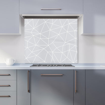 Geometric Triangle Pattern Kitchen Splashback