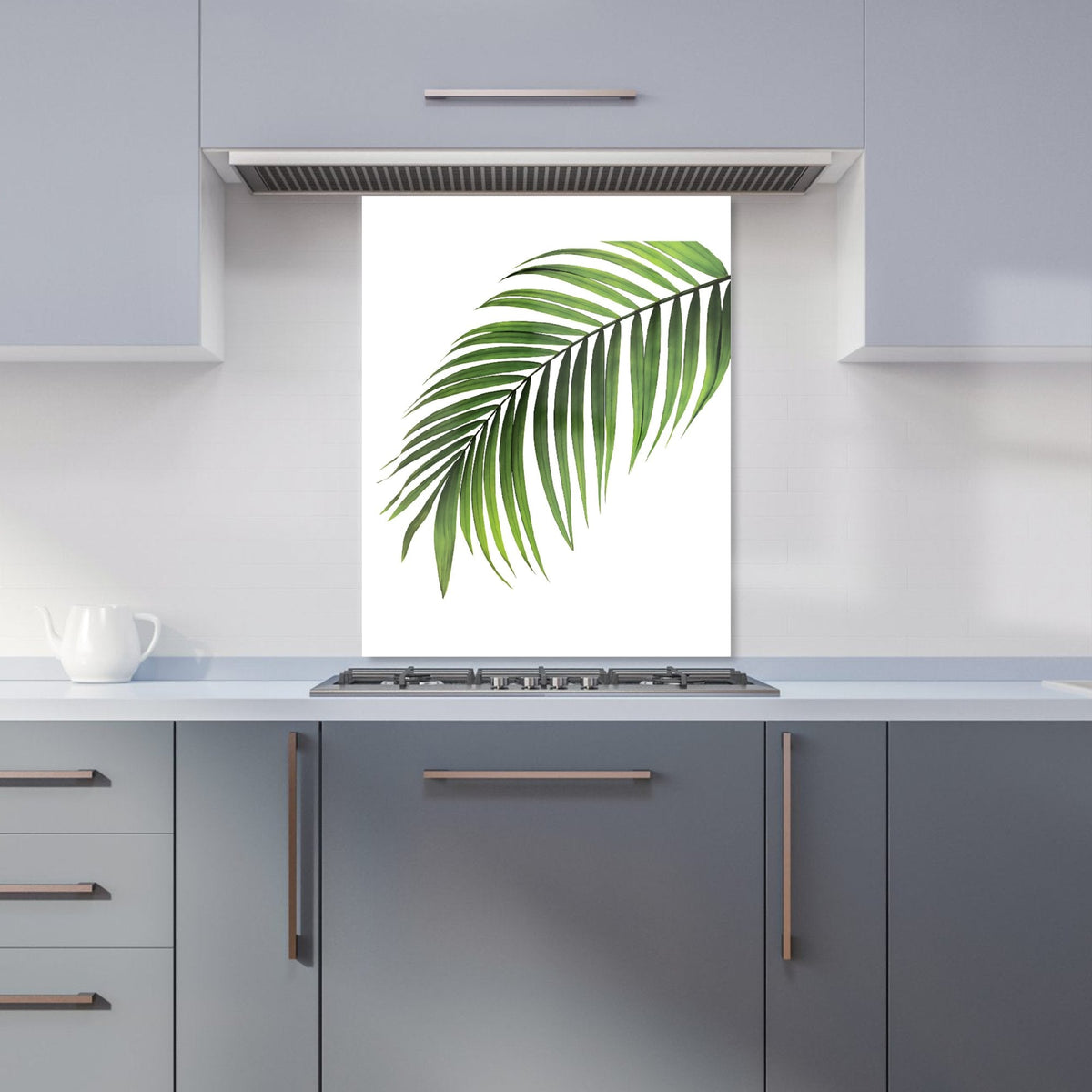 Single Palm Leaf Kitchen Splashback