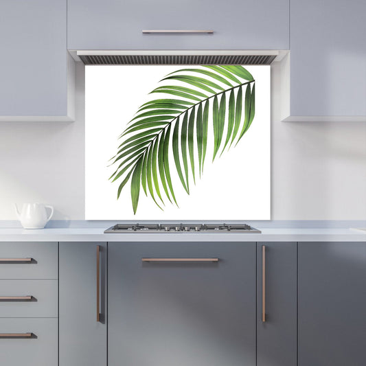 Single Palm Leaf Kitchen Splashback