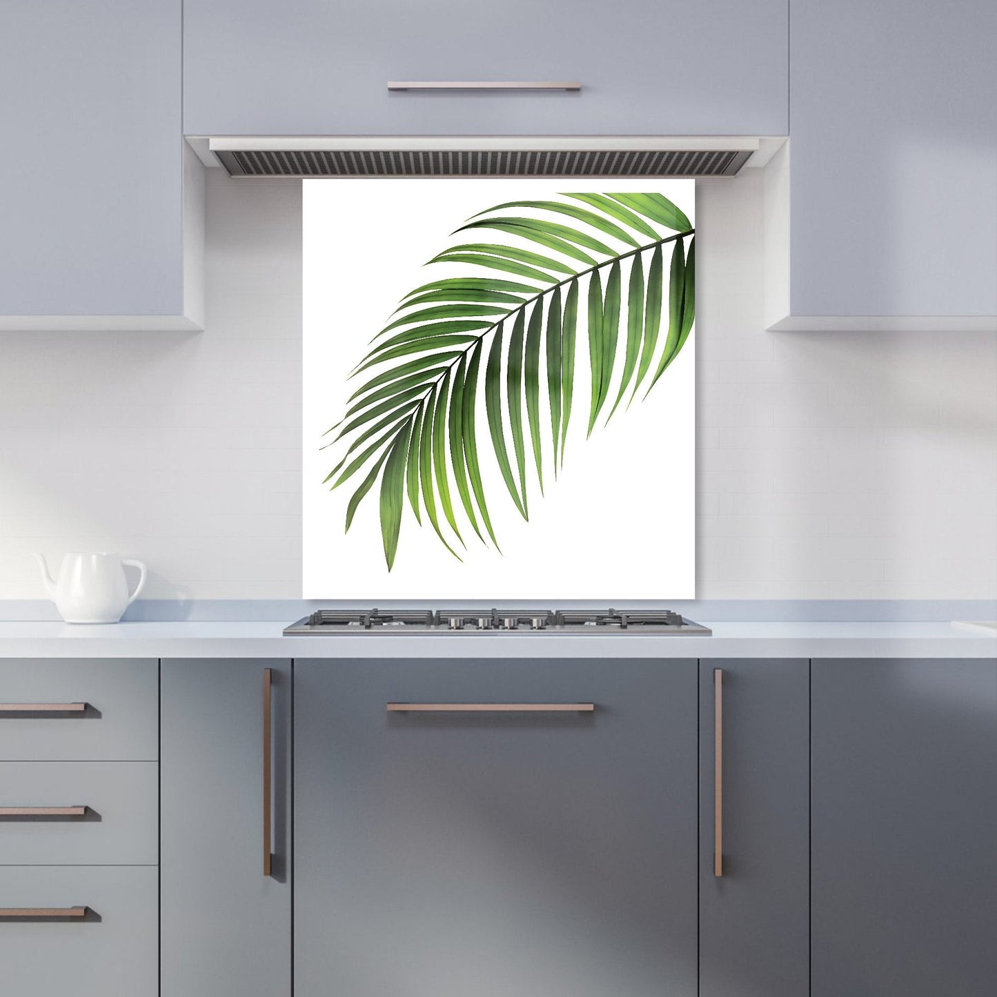 Single Palm Leaf Kitchen Splashback