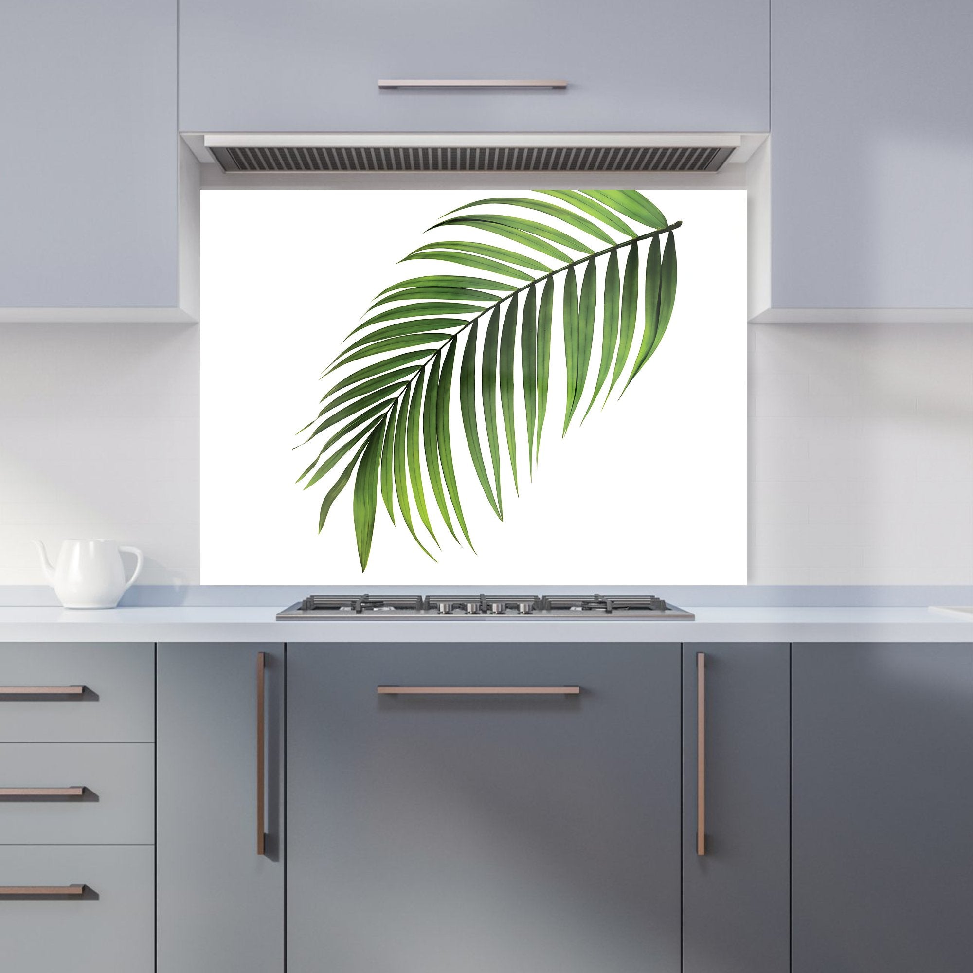 Single Palm Leaf Kitchen Splashback
