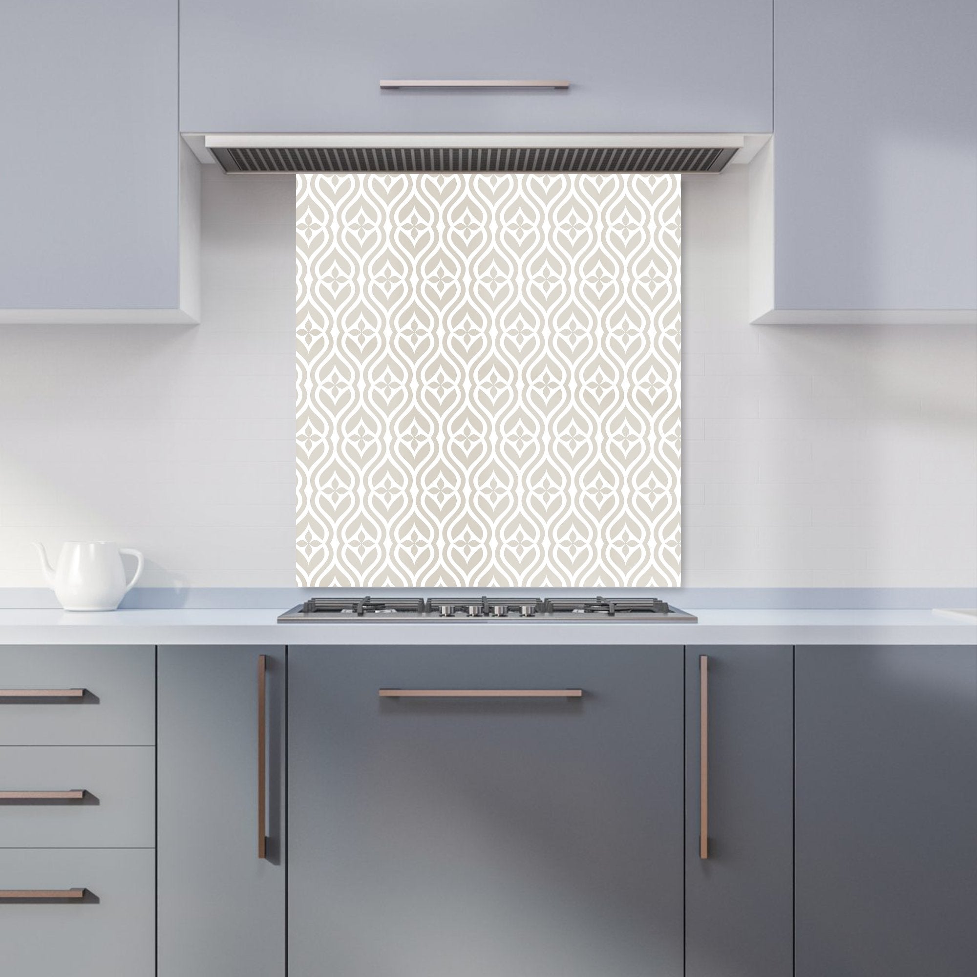 Abstract Ornament Pattern Kitchen Splashback