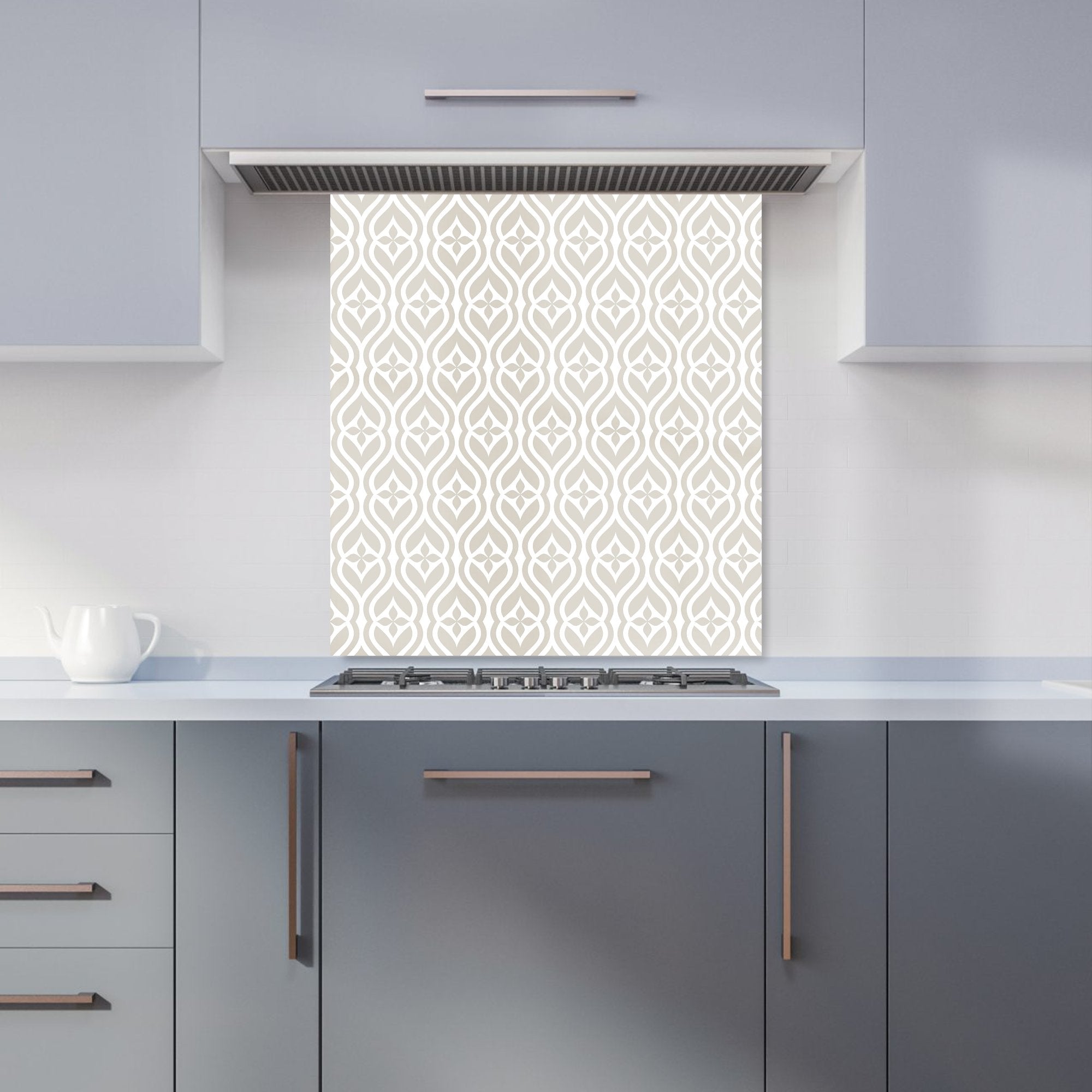 Abstract Ornament Pattern Kitchen Splashback