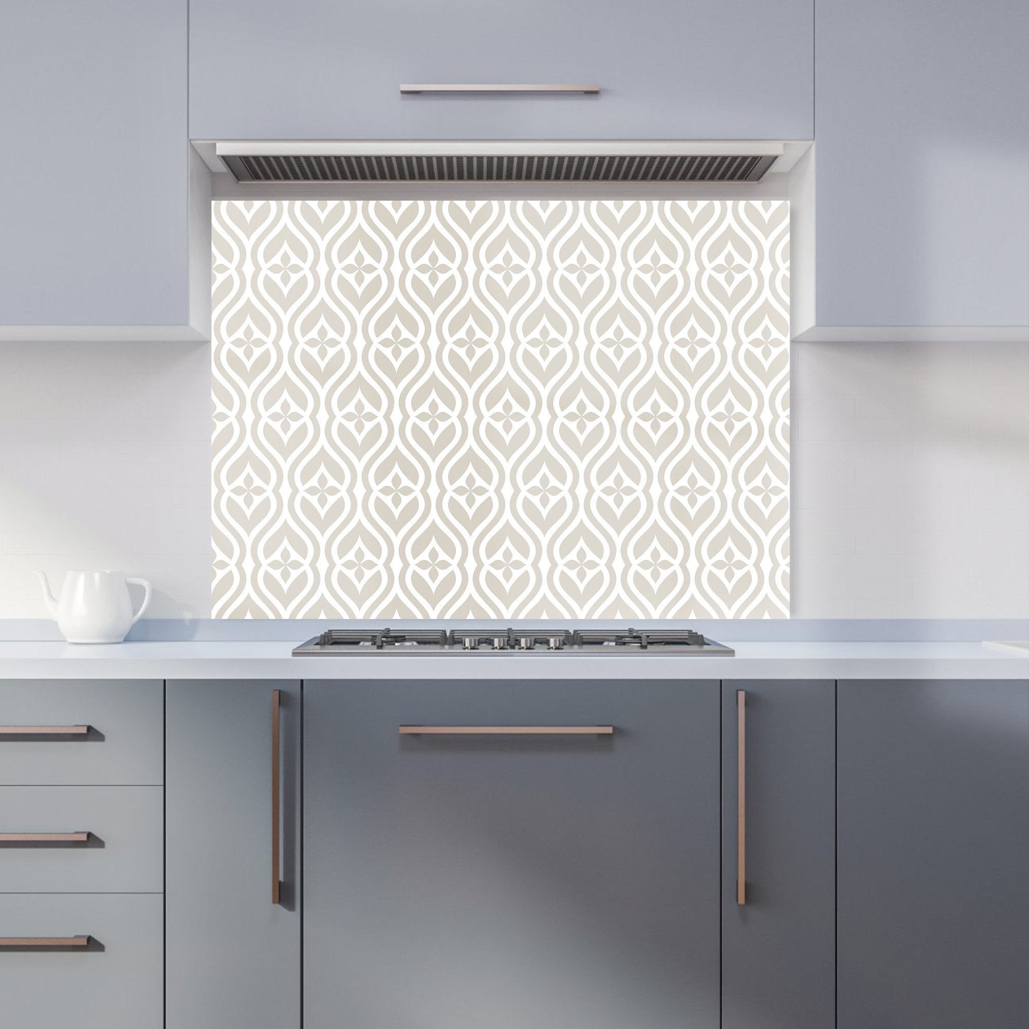 Abstract Ornament Pattern Kitchen Splashback