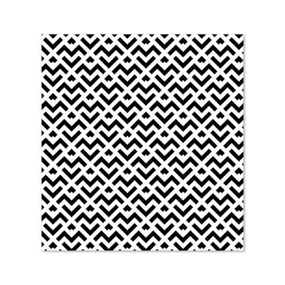 Black And White Abstract Pattern Kitchen Splashback