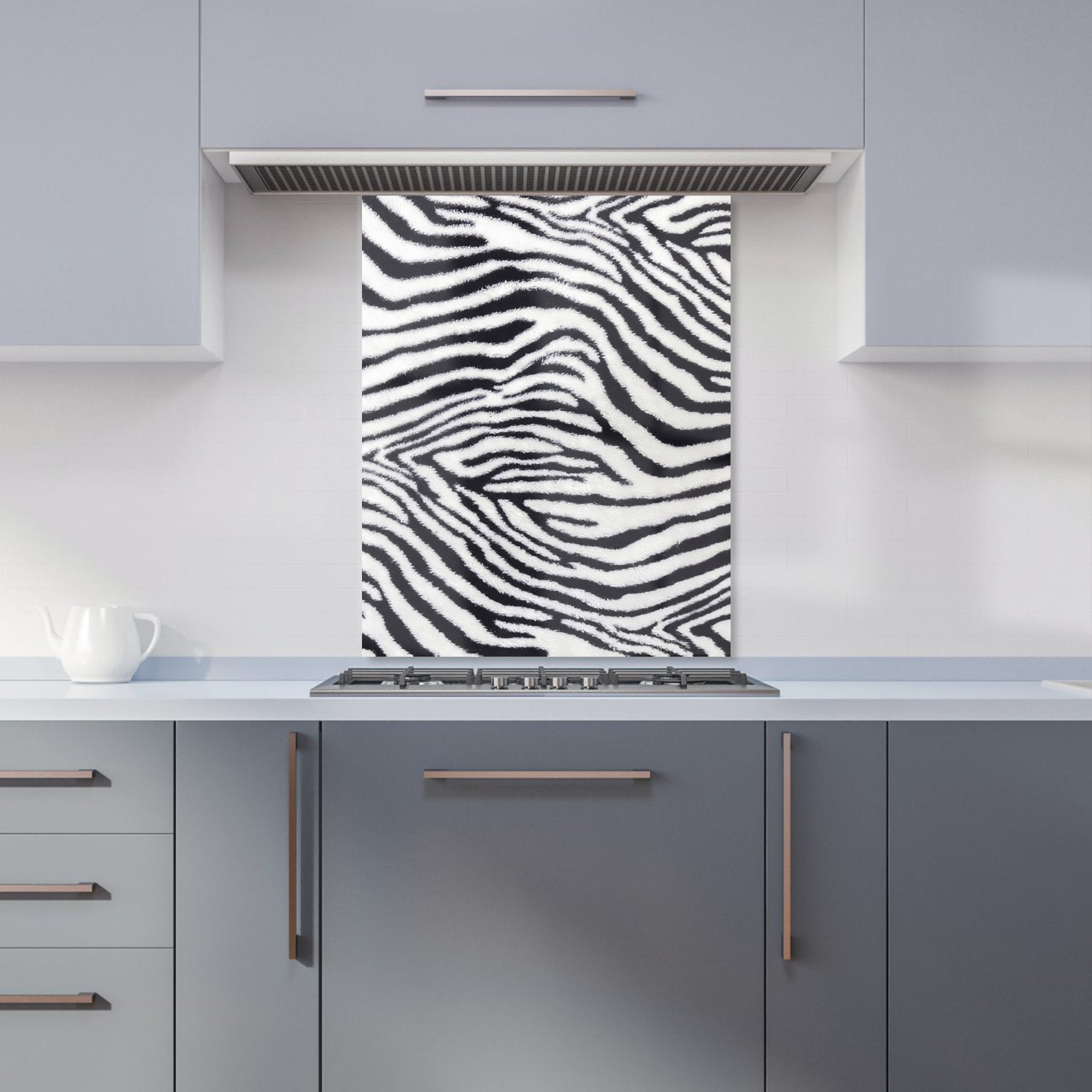 Zebra Texture Pattern Kitchen Splashback