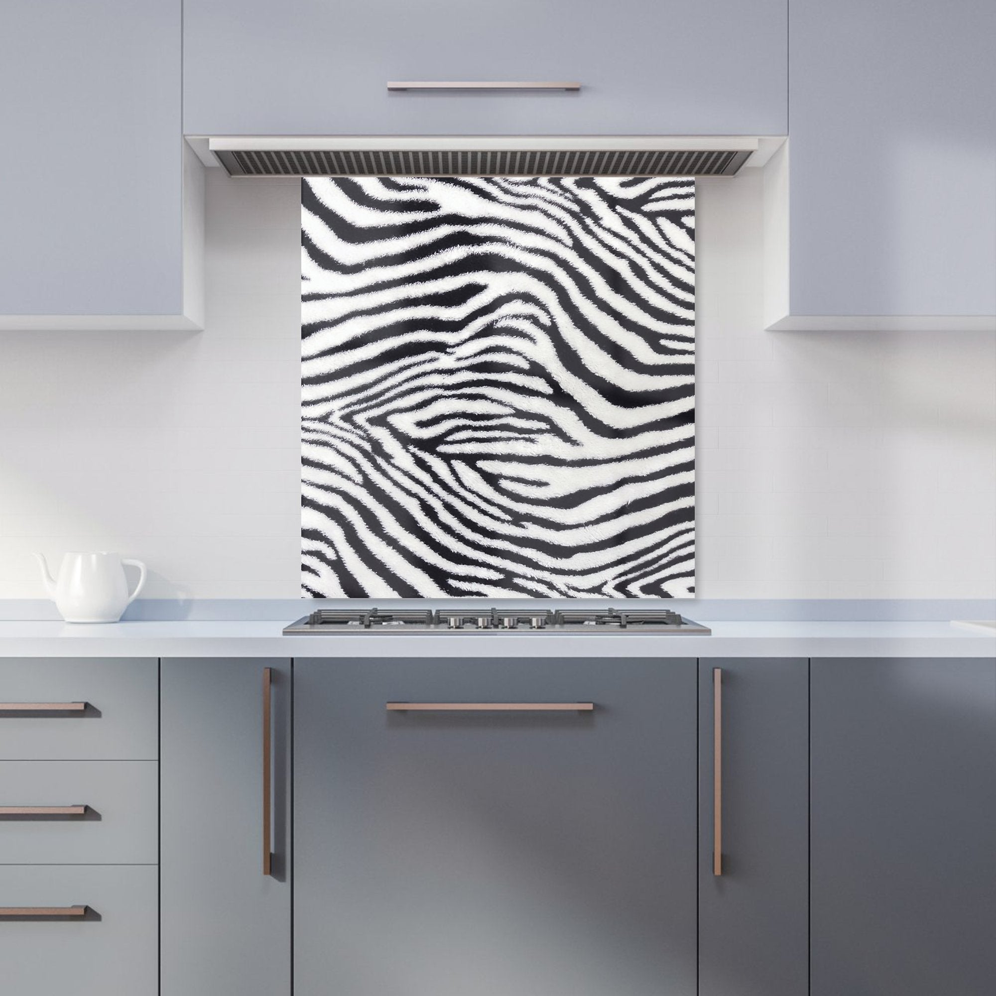 Zebra Texture Pattern Kitchen Splashback