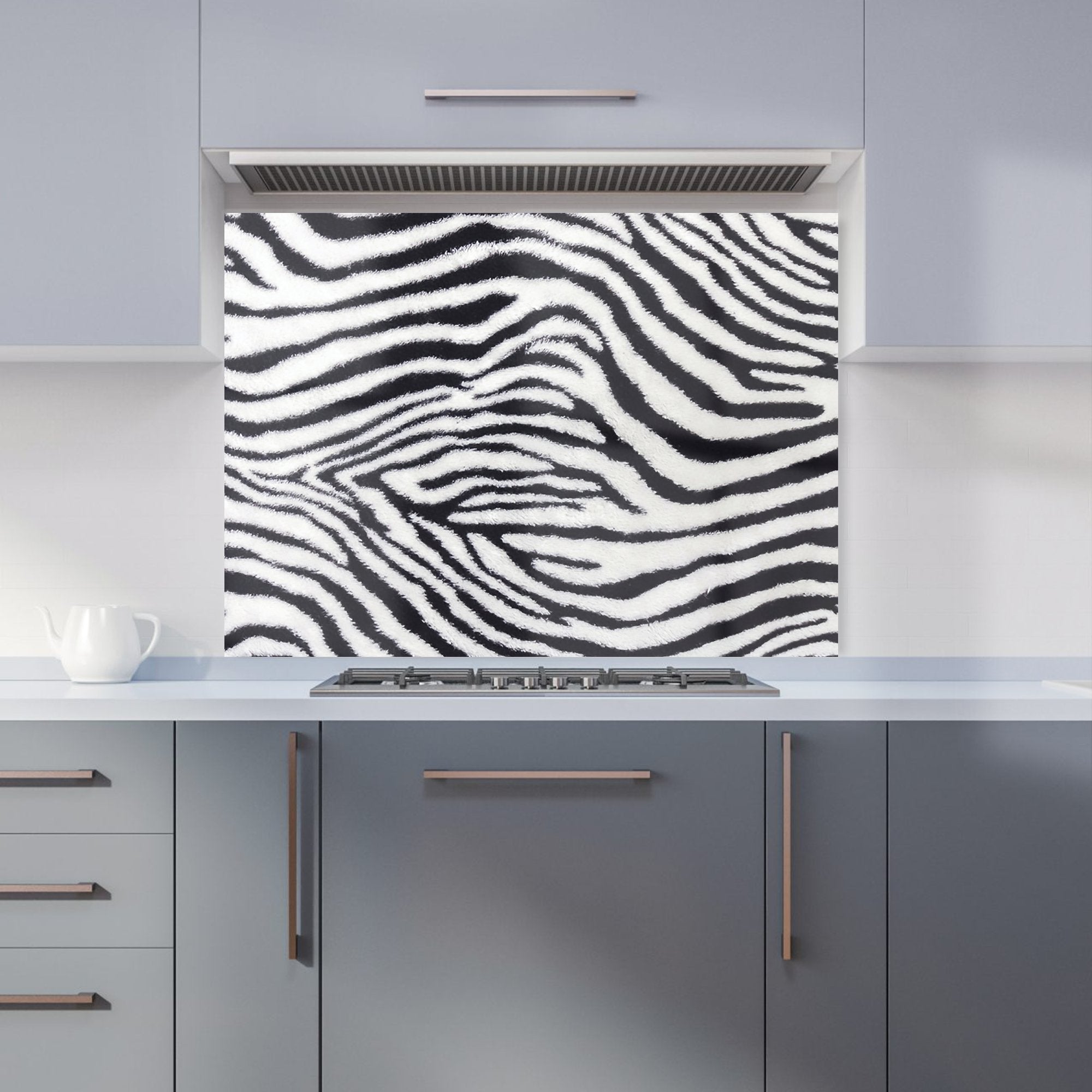 Zebra Texture Pattern Kitchen Splashback