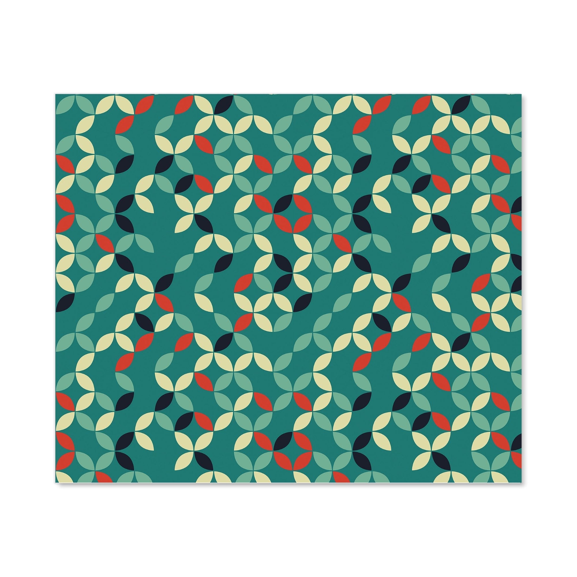 Geometric Pattern Design Kitchen Splashback