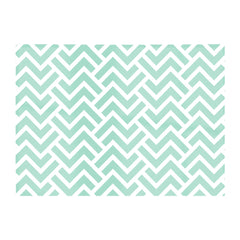 Green Geometric Pattern Glass Chopping Board