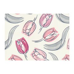 Tulips Glass Chopping Board
