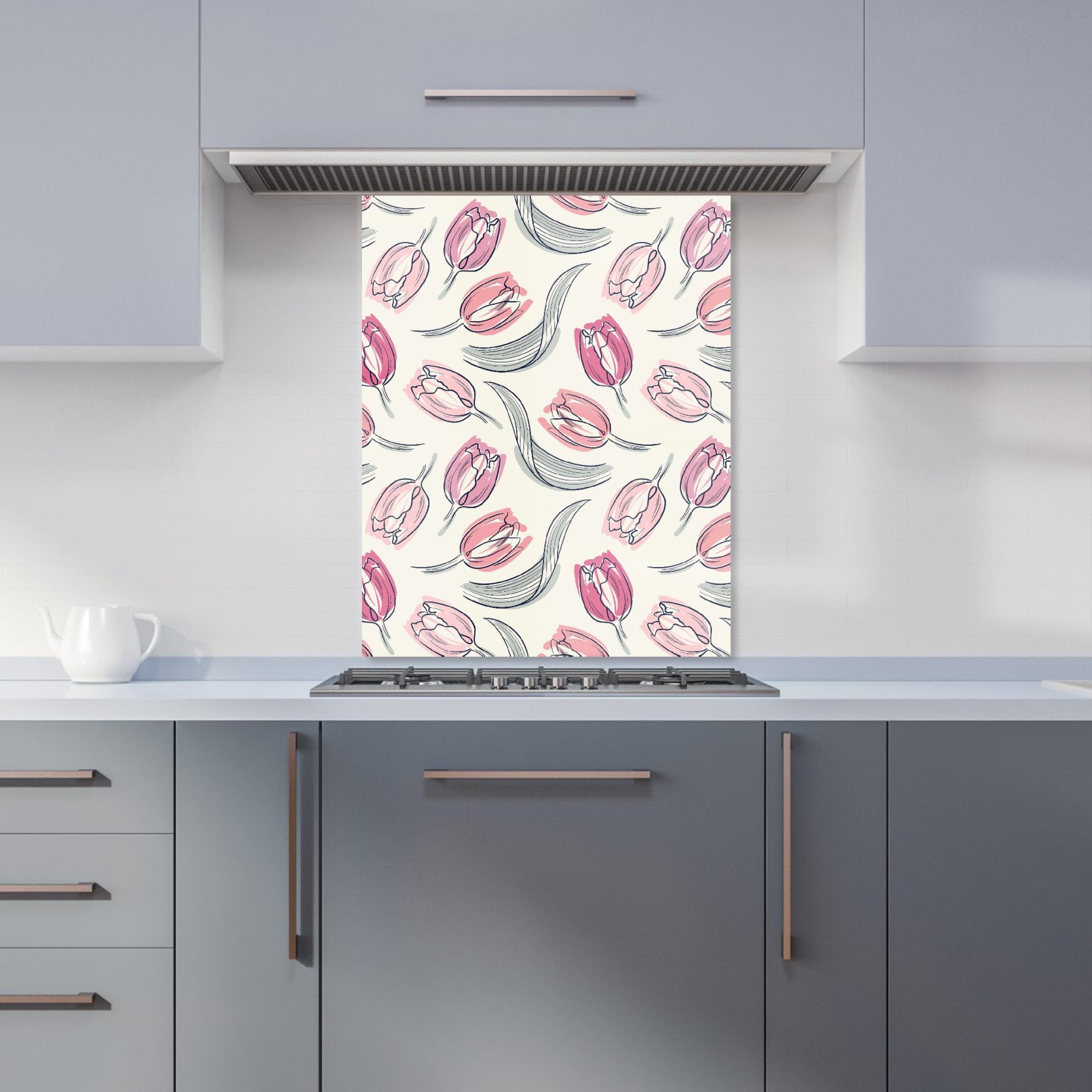 Tulips Kitchen Splashback