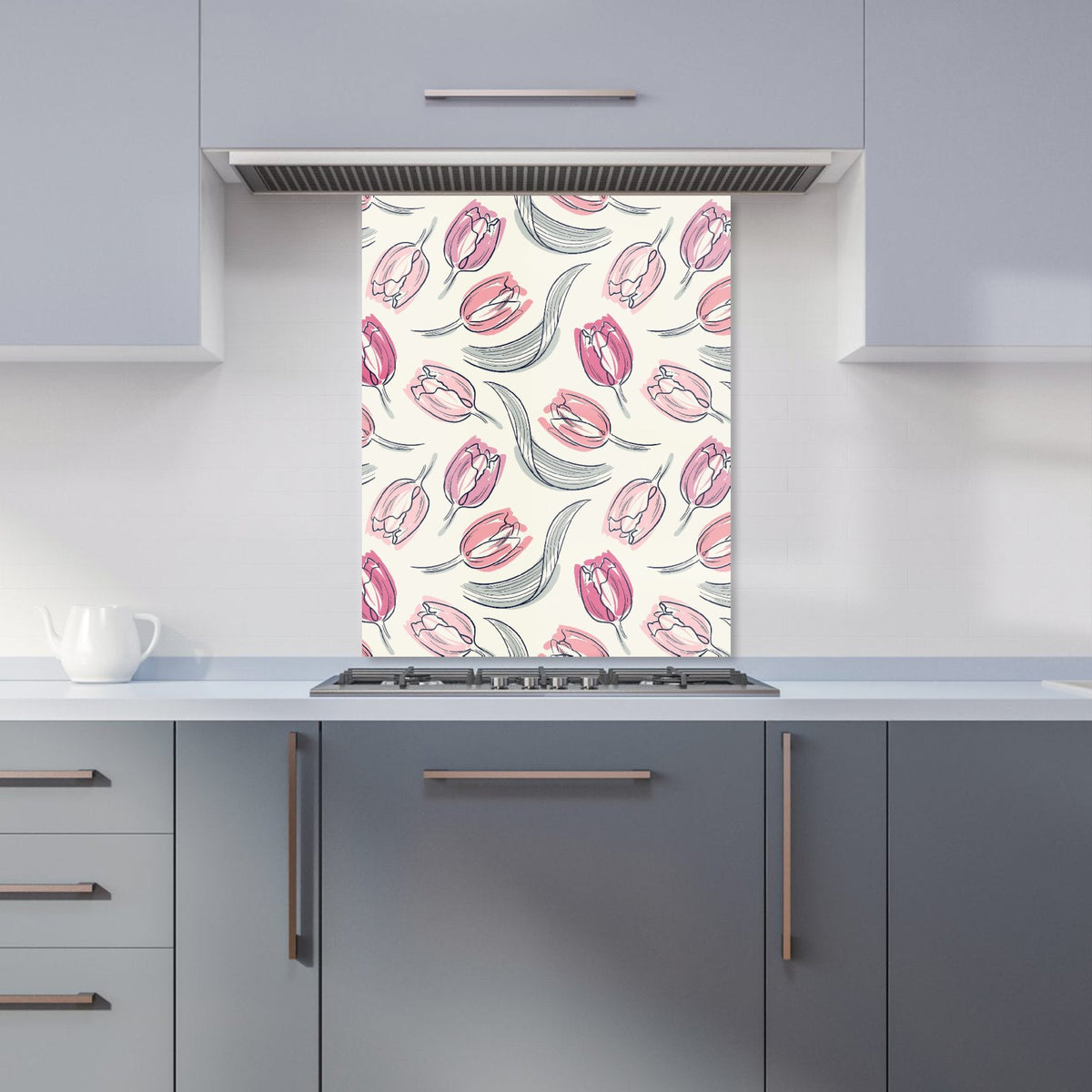 Tulips Kitchen Splashback