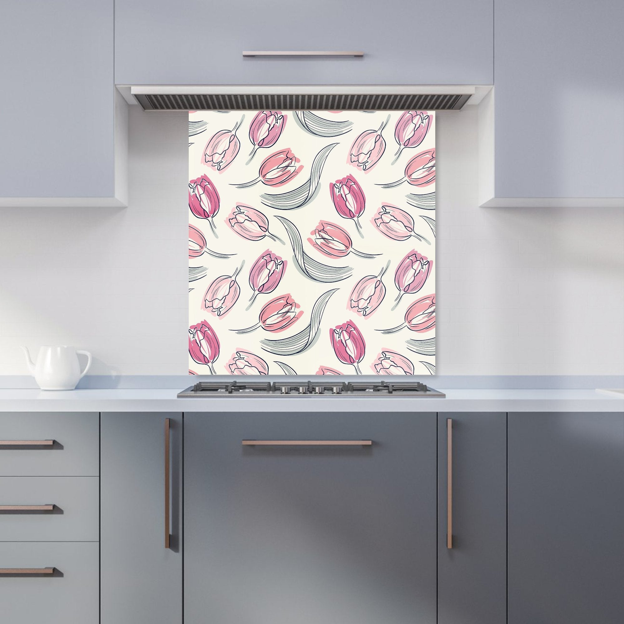 Tulips Kitchen Splashback