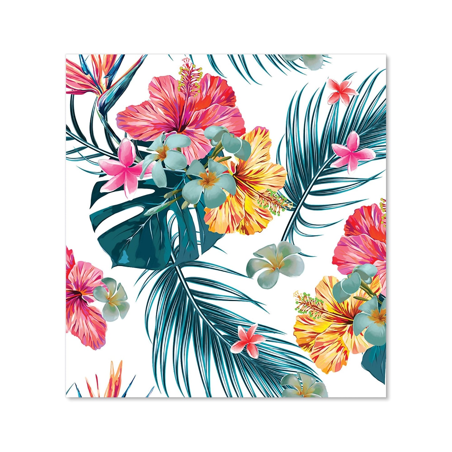 Spring Summer Flowers Kitchen Splashback