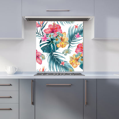 Spring Summer Flowers Kitchen Splashback