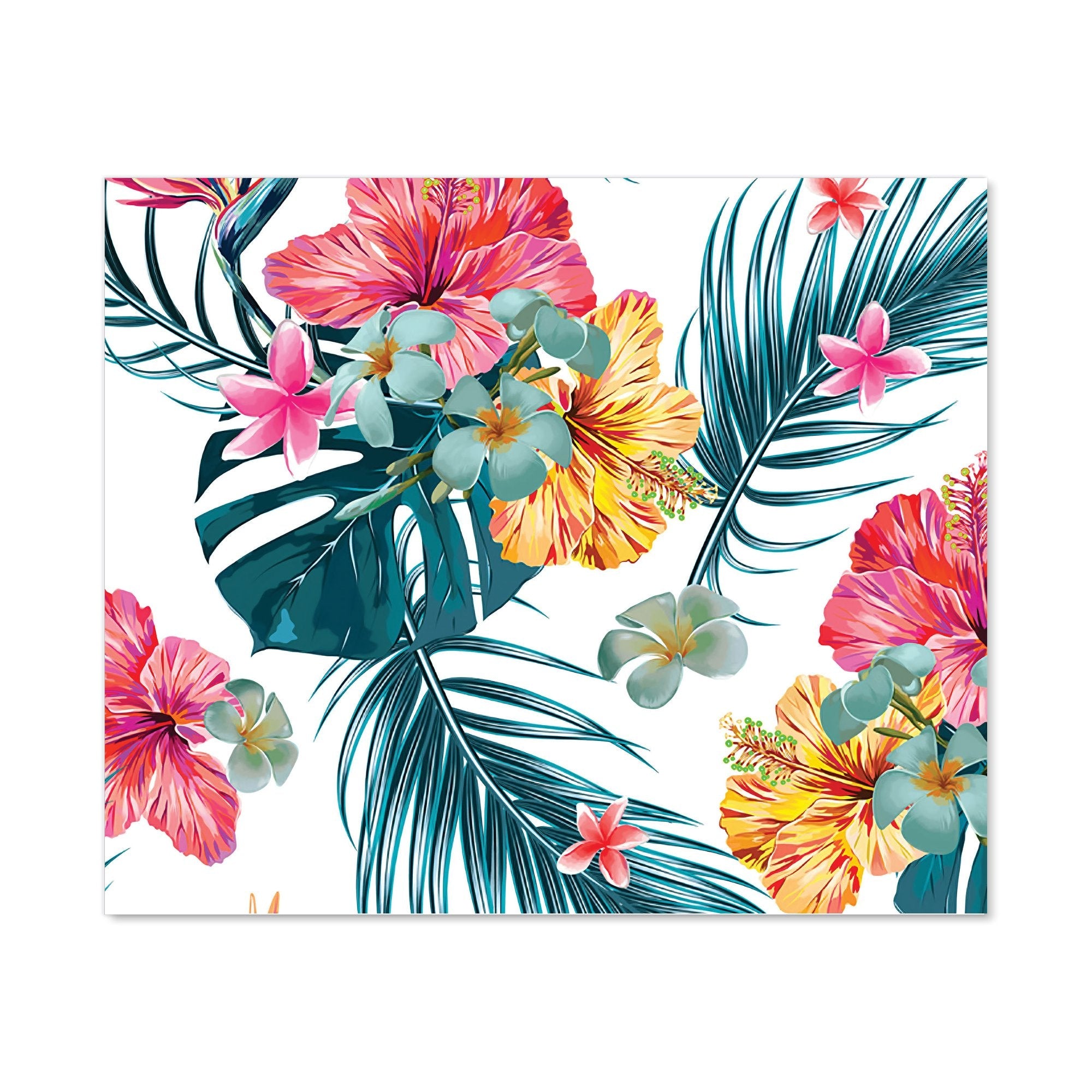 Spring Summer Flowers Kitchen Splashback