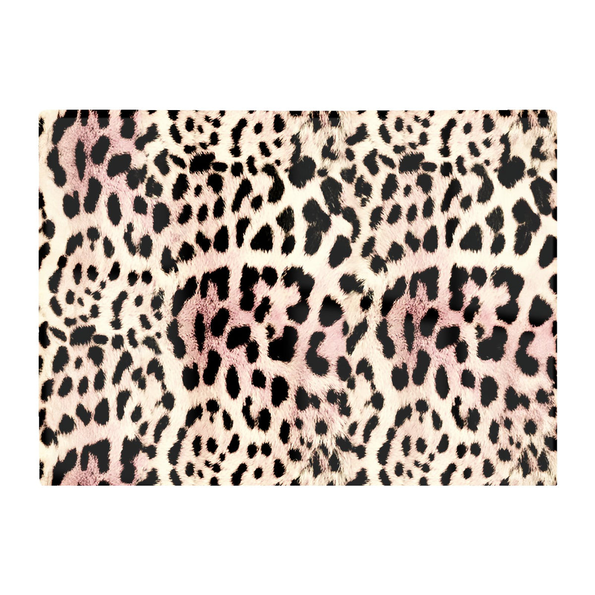 Leopard Hide Glass Chopping Board
