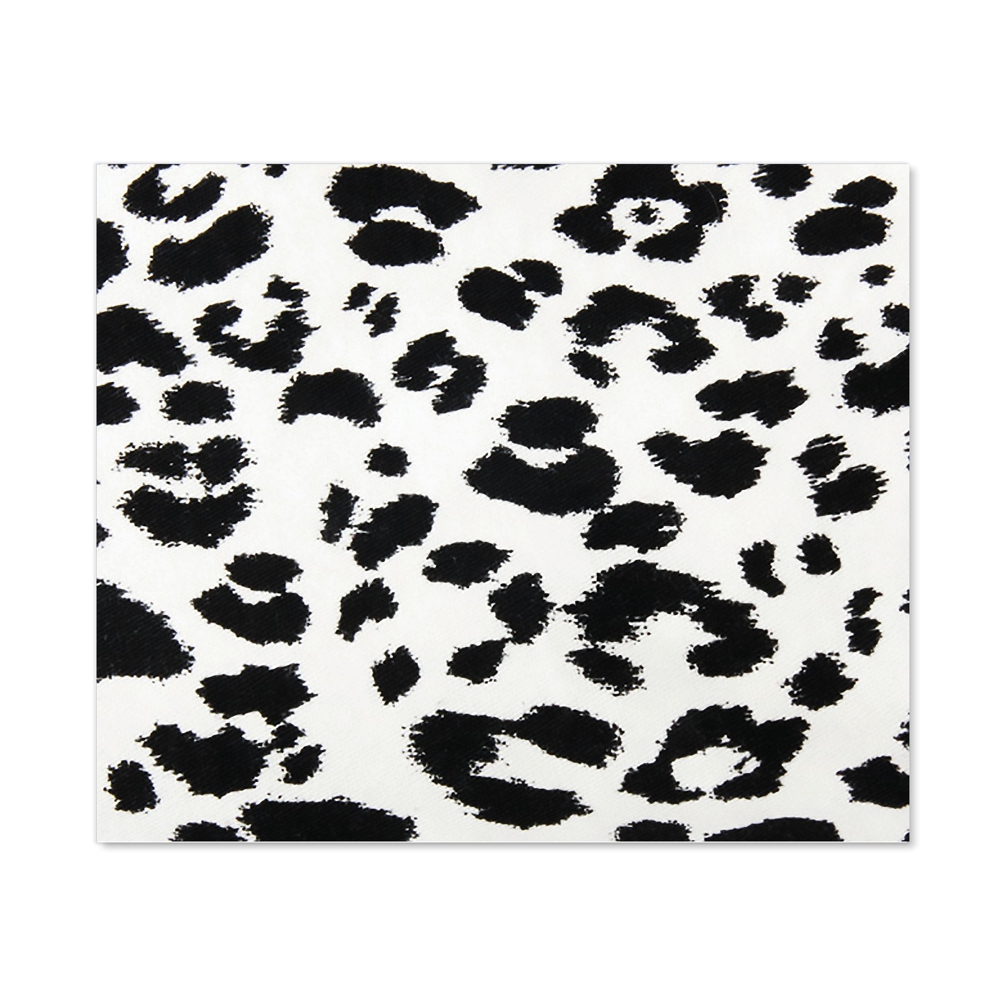 Black Leopard Print Kitchen Splashback