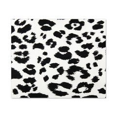 Black Leopard Print Kitchen Splashback