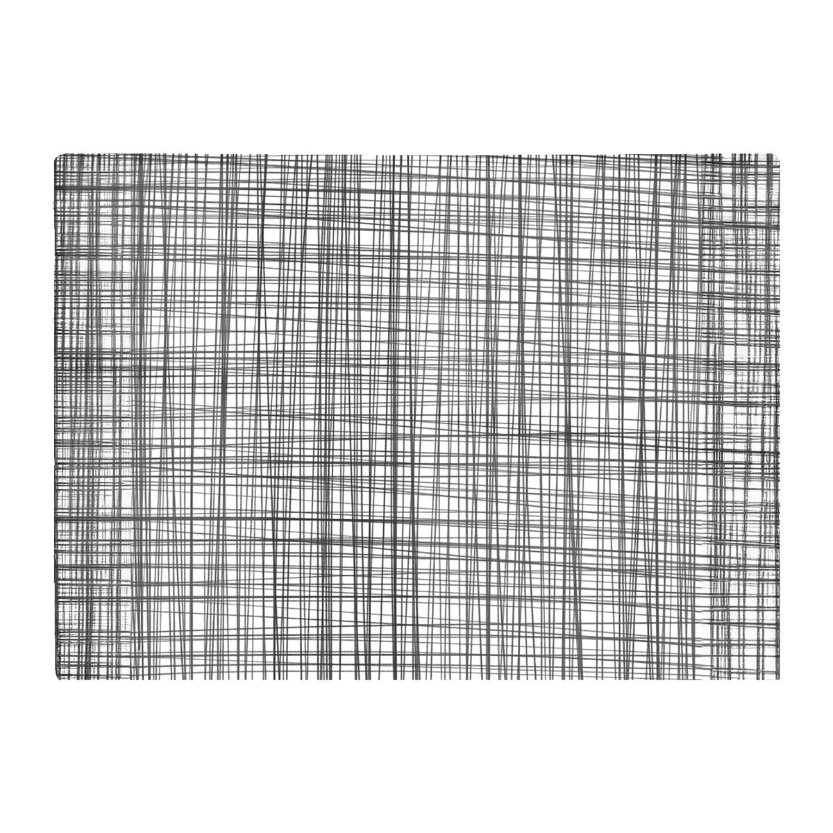 Monochrome Pencil Scribble Glass Chopping Board