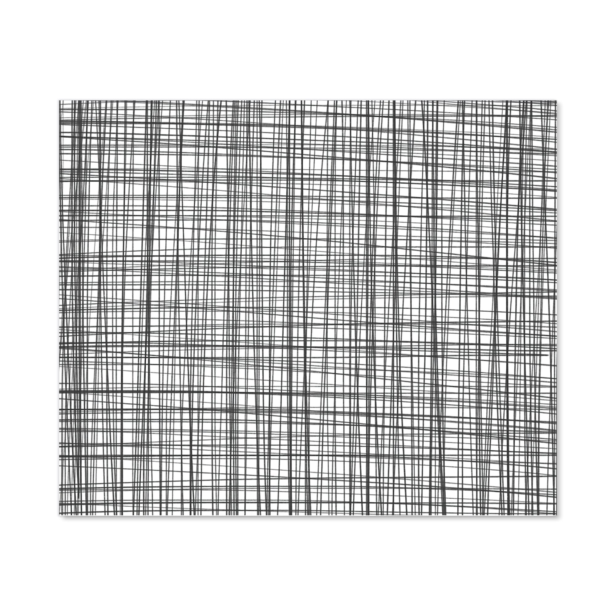 Monochrome Pencil Scribble Kitchen Splashback
