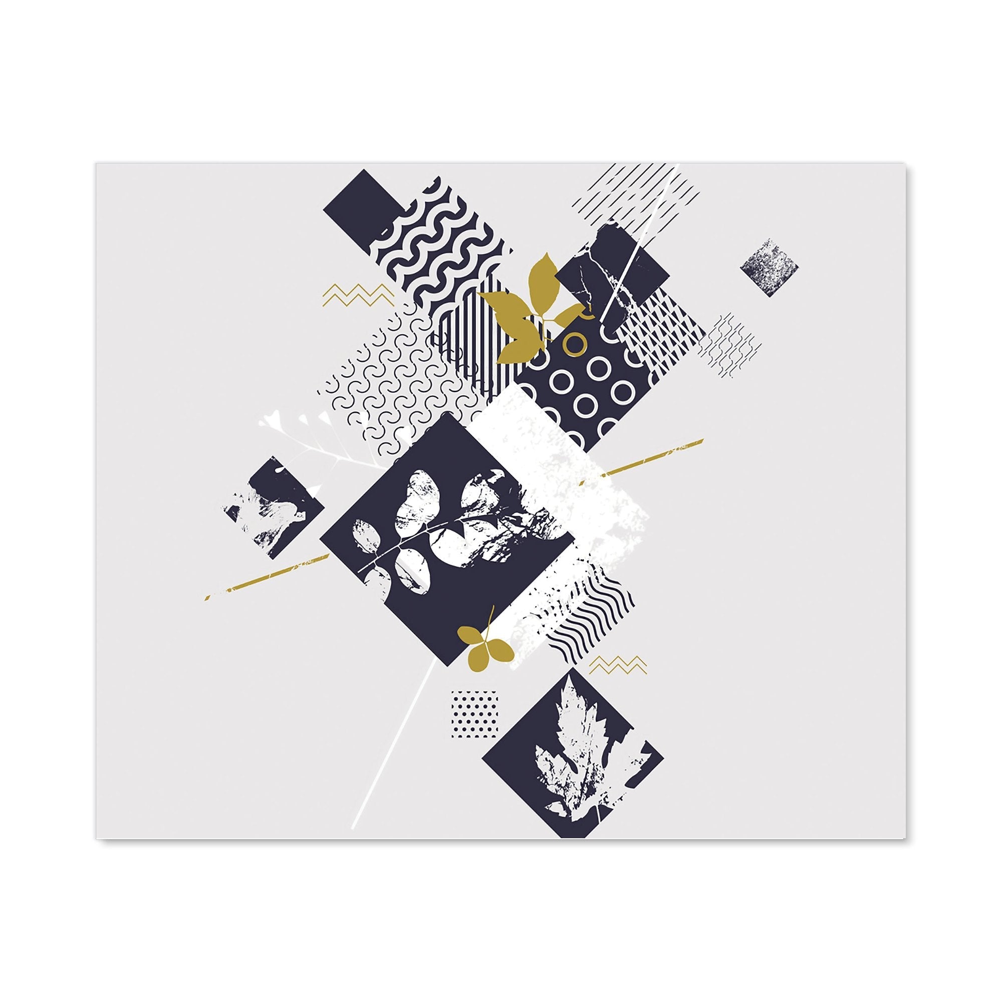 Abstract Botanical Kitchen Splashback