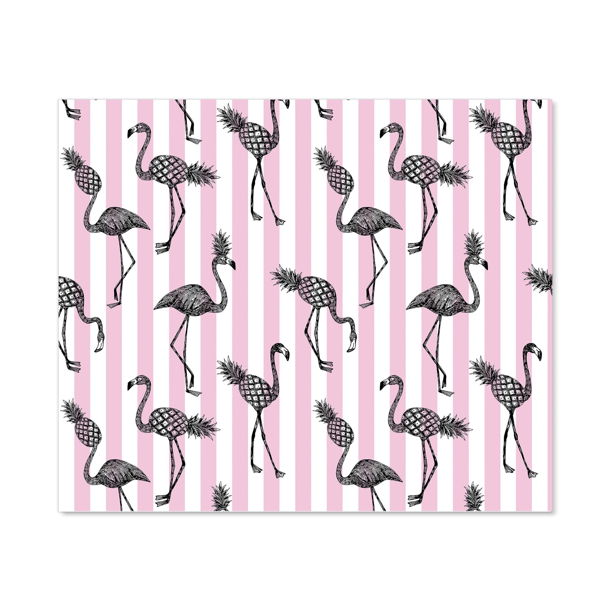 Pineapple Flamingo Kitchen Splashback