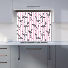 Pineapple Flamingo Kitchen Splashback