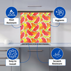 Melon Print Kitchen Splashback