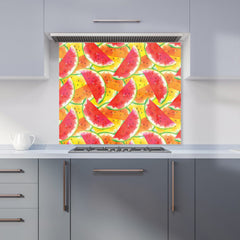 Melon Print Kitchen Splashback