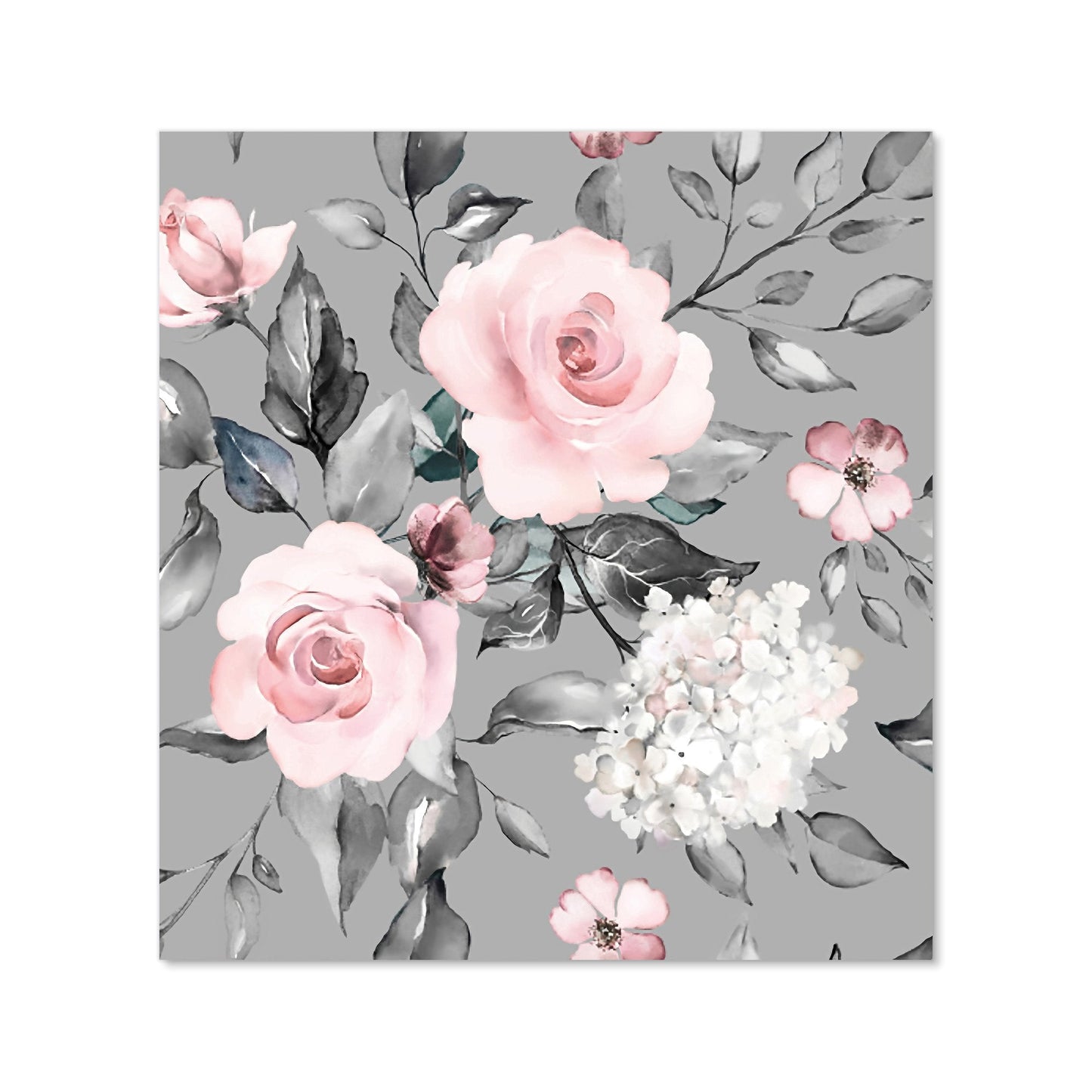 Dusty Pink Roses Kitchen Splashback