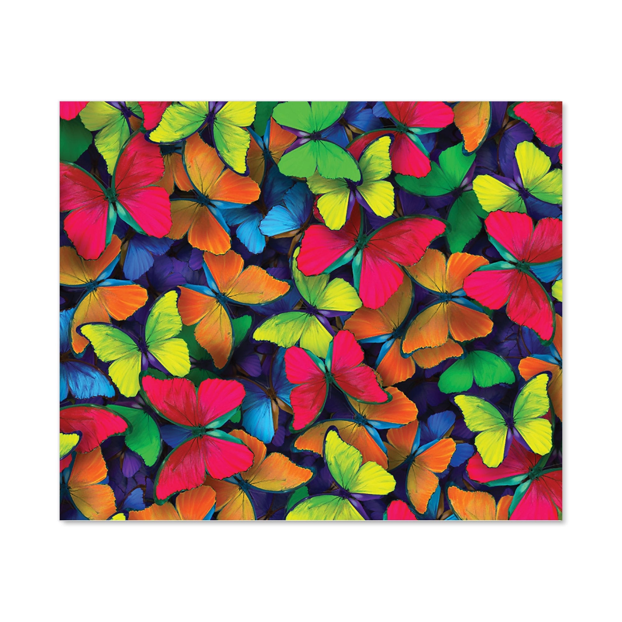 Rainbow Butterflies Kitchen Splashback