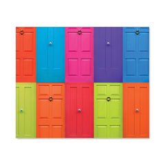 Colourful English Doors Kitchen Splashback