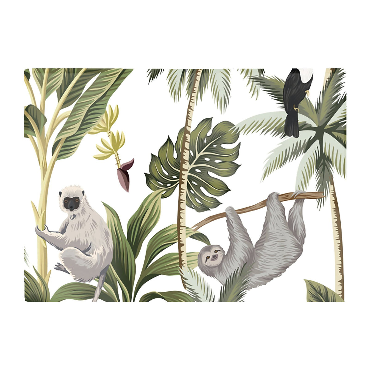 Tropical Sloths Chopping Board