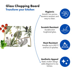 Tropical Sloths Chopping Board