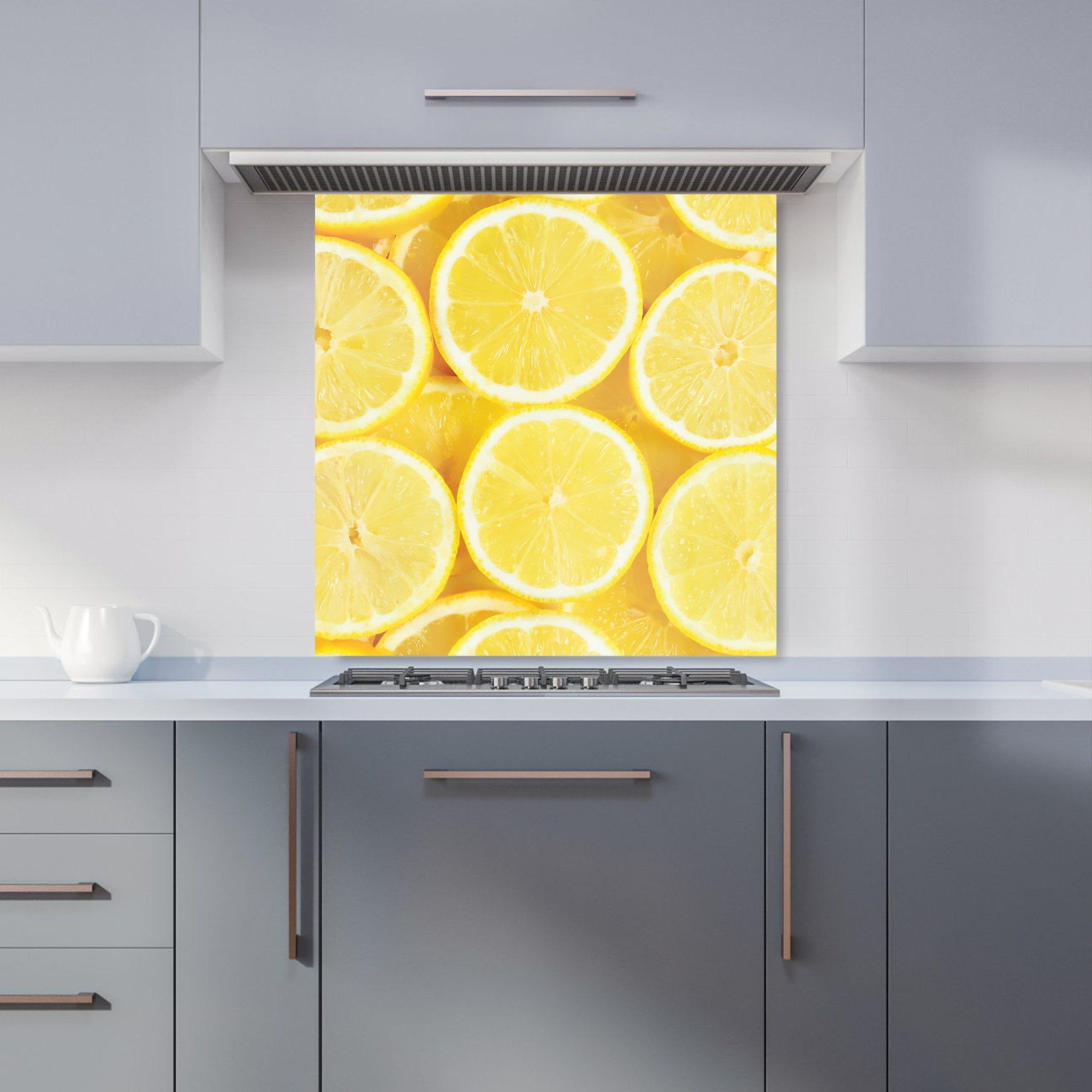 Vibrant Lemons Kitchen Splashback