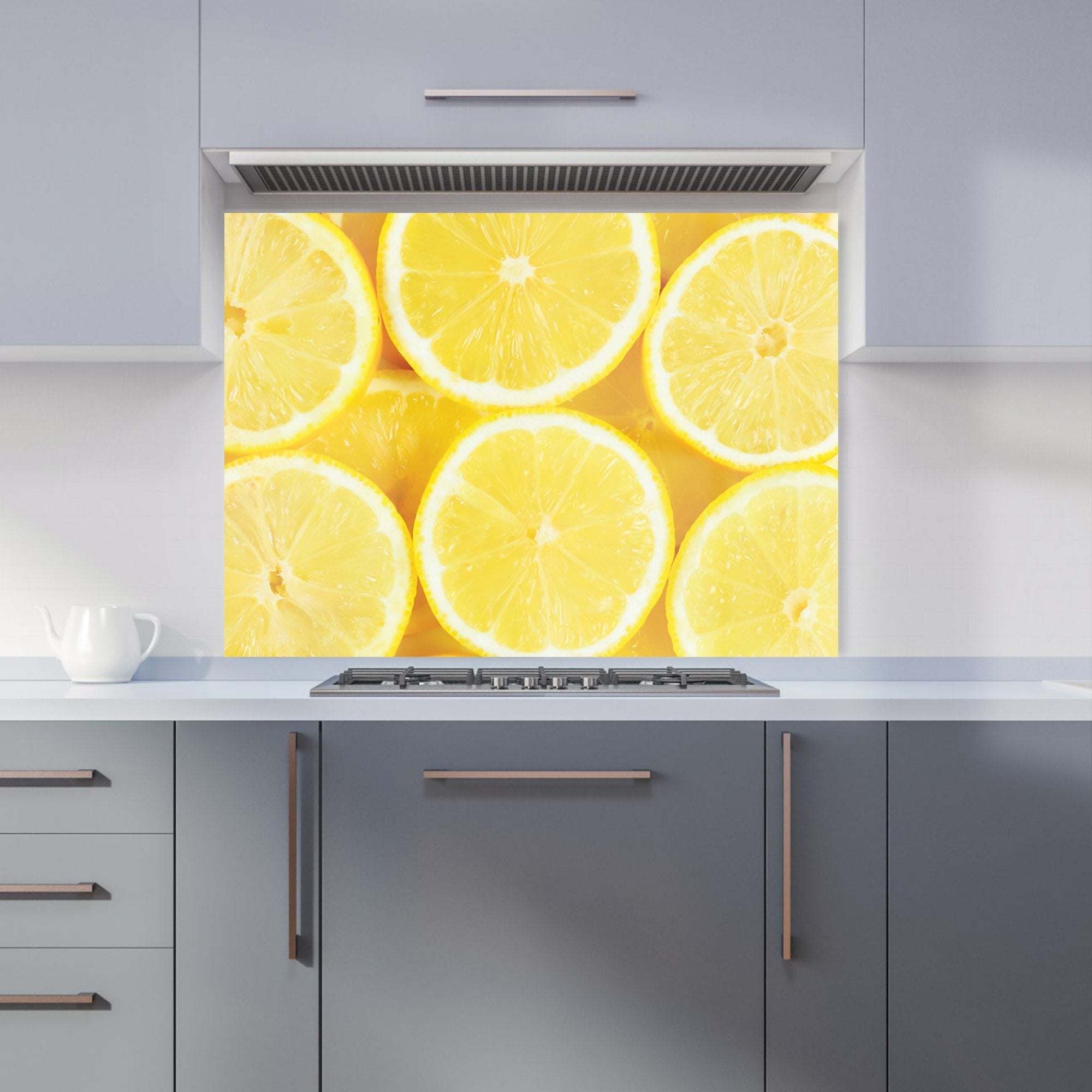Vibrant Lemons Kitchen Splashback