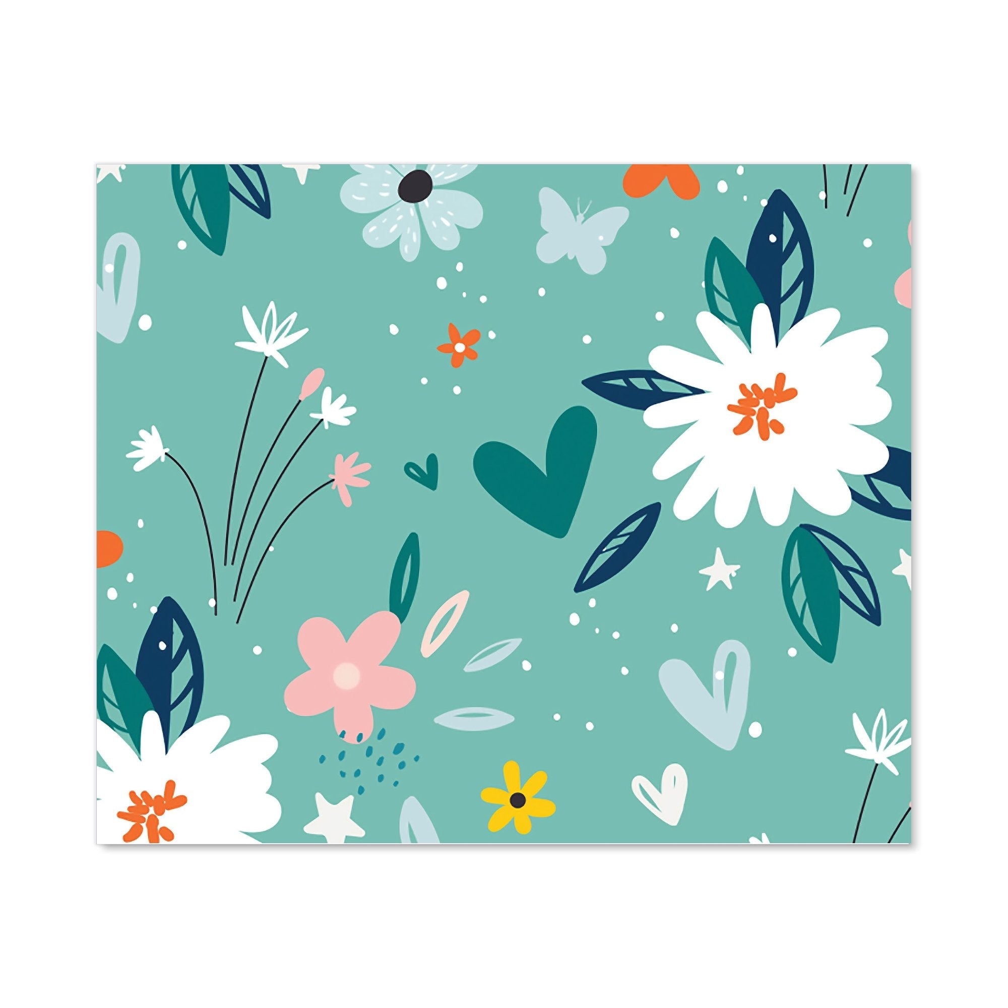 Garden Summer Flowers Kitchen Splashback