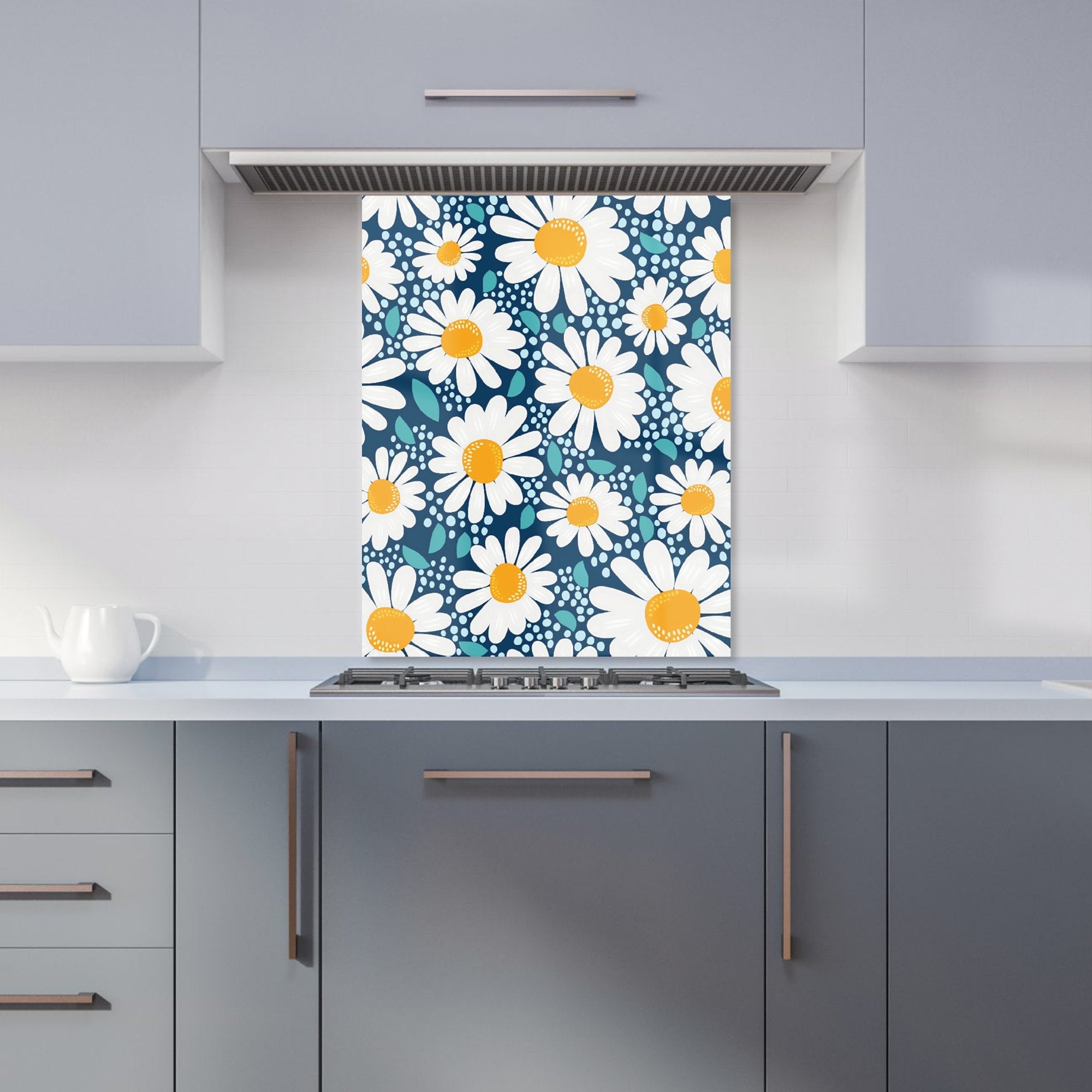 Camomile Flowers Kitchen Splashback