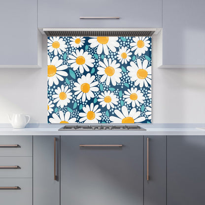 Camomile Flowers Kitchen Splashback