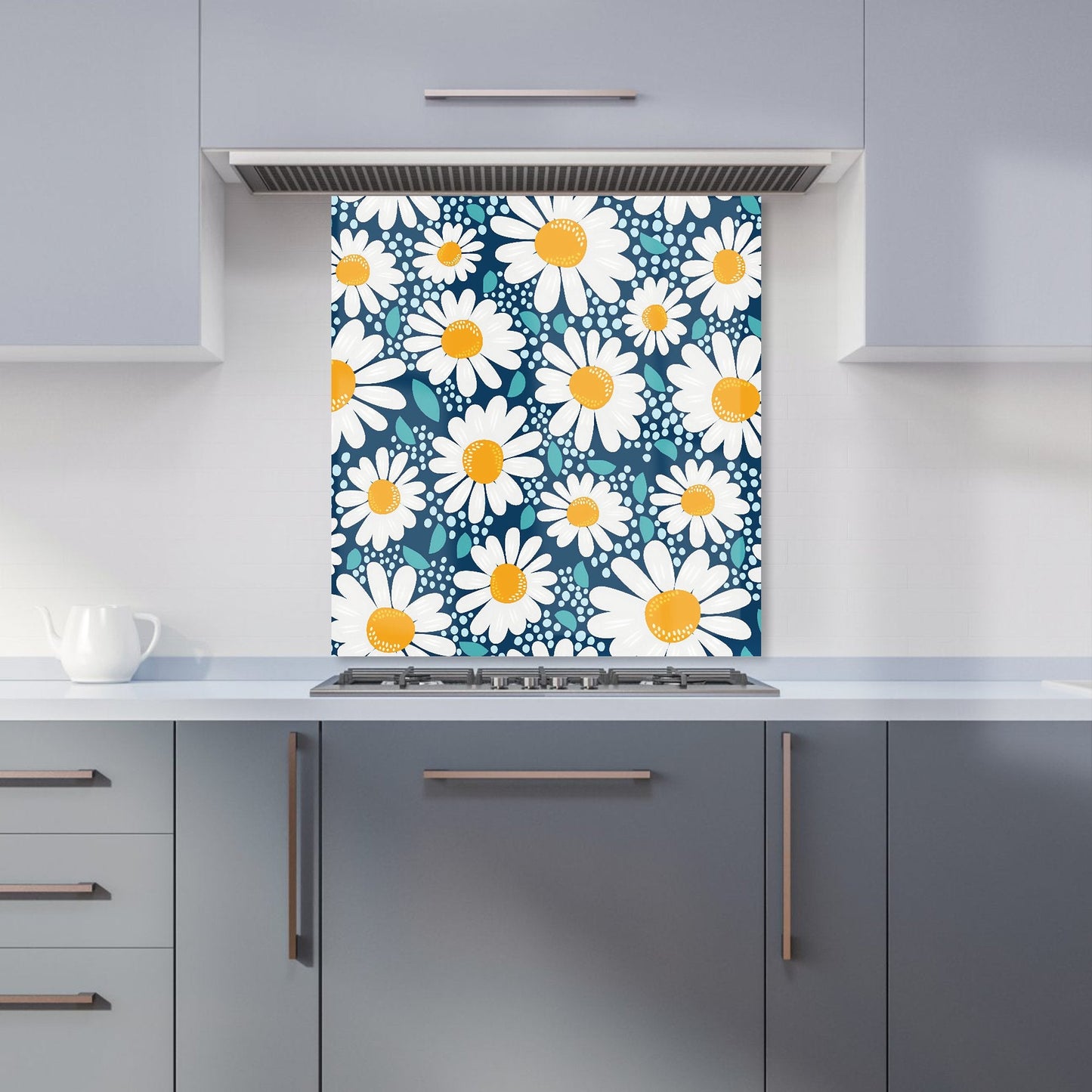 Camomile Flowers Kitchen Splashback