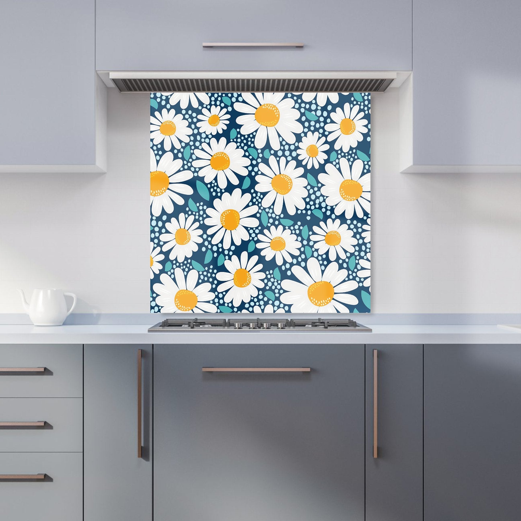 Camomile Flowers Kitchen Splashback