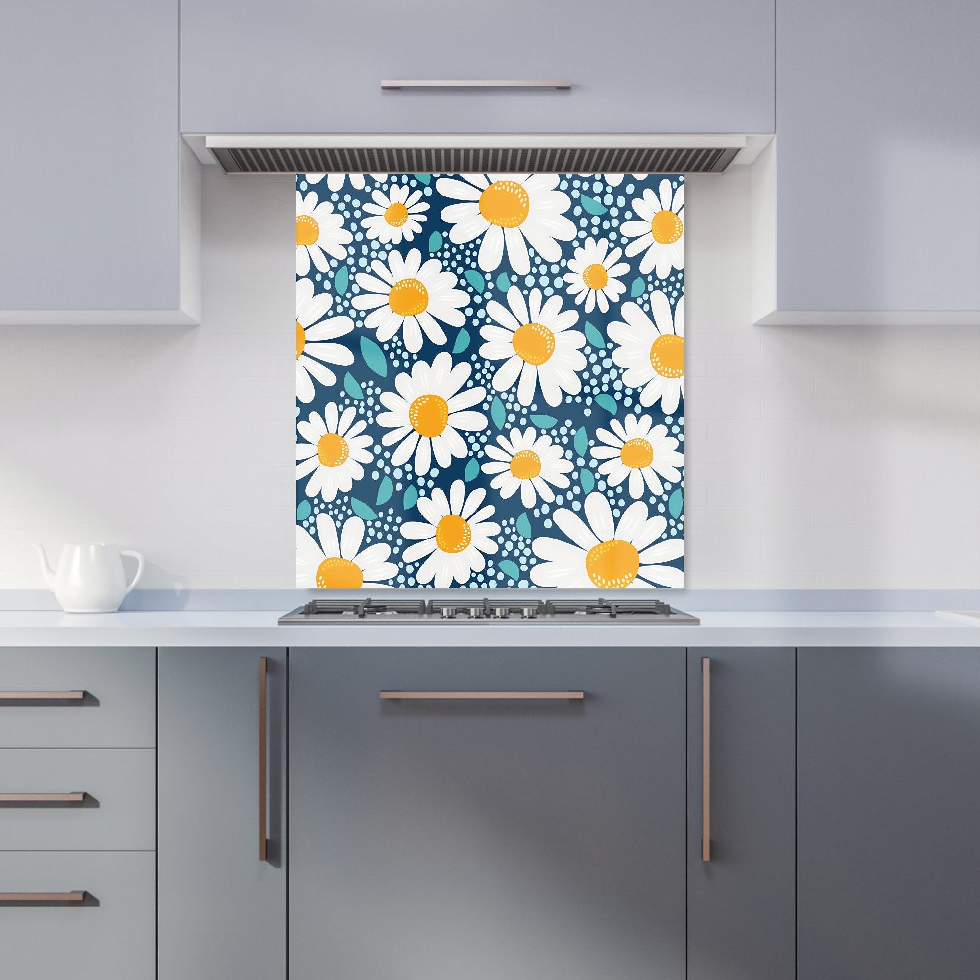 Camomile Flowers Kitchen Splashback