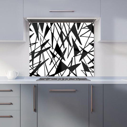 Brush Abstract Pattern Kitchen Splashback